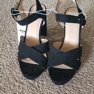 Fiona Crossband Platform Ankle Strap Sandals